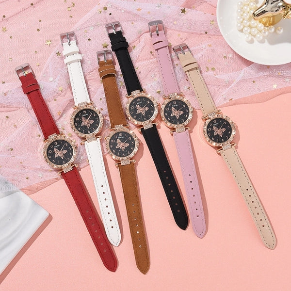 Minimalist Butterfly Buckle Quartz Women's Watches