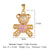 Simple Style Butterfly Copper Inlay Zircon Charms Jewelry Accessories