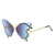 Simple Style Butterfly Pc Butterfly Frame Full Frame Women's Sunglasses