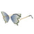 Simple Style Butterfly Pc Butterfly Frame Full Frame Women's Sunglasses