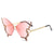 Simple Style Butterfly Pc Butterfly Frame Full Frame Women's Sunglasses