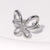 Simple Style Butterfly Stainless Steel Plating Open Rings