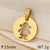 Simple Style Cartoon Character Titanium Steel Plating 18k Gold Plated Charms Jewelry Accessories