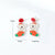 Simple Style Cartoon Letter Arylic Stoving Varnish Women's Drop Earrings 1 Pair