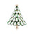 Simple Style Christmas Tree Alloy Inlay Pearl Women'S Brooches