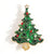 Simple Style Christmas Tree Alloy Inlay Rhinestones Pearl Women's Brooches 1 Piece