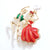 Simple Style Christmas Tree Alloy Inlay Rhinestones Pearl Women's Brooches 1 Piece