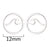 Simple Style Christmas Tree Heart Shape Elk Stainless Steel Plating Hollow Out Ear Studs 1 Pair