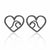 Simple Style Christmas Tree Heart Shape Elk Stainless Steel Plating Hollow Out Ear Studs 1 Pair