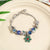 Simple Style Christmas Tree Santa Claus Snowflake Alloy Beaded Plating Women's Bracelets 1 Piece