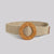 Simple Style Circle Plastic Wood Woven Belt Women's Woven Belts 1 Piece