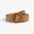 Simple Style Circle Plastic Wood Woven Belt Women's Woven Belts 1 Piece