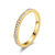 Simple Style Circle Stainless Steel Inlay Zircon Rings