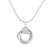 Simple Style Circle Stainless Steel Plating 18k Gold Plated Pendant Necklace