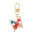 Simple Style Classic Style Animal Dried Flower Alloy Resin Keychain