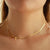 Stainless Steel 18K Gold Plated Minimalist Classic Style Plating Bow Knot Necklace