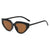 Simple Style Classic Style Color Block Ac Cat Eye Full Frame Women's Sunglasses