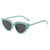 Simple Style Classic Style Color Block Ac Cat Eye Full Frame Women's Sunglasses