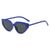 Simple Style Classic Style Color Block Ac Cat Eye Full Frame Women's Sunglasses