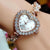 Simple Style Classic Style Color Block Jewelry Buckle Quartz Women's Watches