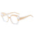 Simple Style Classic Style Color Block Pc Cat Eye Full Frame Women's Sunglasses