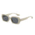 Simple Style Classic Style Color Block Pc Oval Frame Full Frame Women's Sunglasses