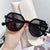 Simple Style Classic Style Color Block Pc Round Frame Clips Women's Sunglasses