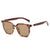 Simple Style Classic Style Color Block Pc Square Full Frame Women's Sunglasses