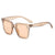 Simple Style Classic Style Color Block Pc Square Full Frame Women's Sunglasses