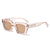 Simple Style Classic Style Color Block Pc Square Full Frame Women's Sunglasses