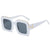 Simple Style Classic Style Color Block Pc Square Full Frame Women's Sunglasses