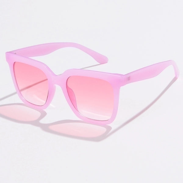 Simple Style Classic Style Color Block Pc Square Full Frame Women's Sunglasses