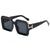 Simple Style Classic Style Color Block Pc Square Full Frame Women's Sunglasses