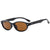 Simple Style Classic Style Commute Color Block Ac Oval Frame Full Frame Women's Sunglasses