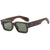 Simple Style Classic Style Commute Color Block Pc Square Full Frame Men's Sunglasses