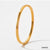 Simple Style Classic Style Geometric Stainless Steel Plating Inlay Zircon Bangle