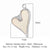 Simple Style Classic Style Heart Shape Shell Zircon Titanium Steel Wholesale Charms