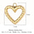 Simple Style Classic Style Heart Shape Shell Zircon Titanium Steel Wholesale Charms