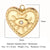 Simple Style Classic Style Heart Shape Shell Zircon Titanium Steel Wholesale Charms