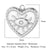 Simple Style Classic Style Heart Shape Shell Zircon Titanium Steel Wholesale Charms