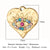 Simple Style Classic Style Heart Shape Shell Zircon Titanium Steel Wholesale Charms