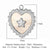 Simple Style Classic Style Heart Shape Shell Zircon Titanium Steel Wholesale Charms