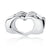 Simple Style Classic Style Heart Shape Sterling Silver Enamel Jewelry Accessories