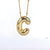 Simple Style Classic Style Letter Copper 18k Gold Plated Pendant Necklace In Bulk