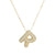 Simple Style Classic Style Letter Copper 18k Gold Plated Pendant Necklace In Bulk