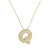 Simple Style Classic Style Letter Copper 18k Gold Plated Pendant Necklace In Bulk