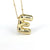 Simple Style Classic Style Letter Copper 18k Gold Plated Pendant Necklace In Bulk