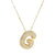 Simple Style Classic Style Letter Copper 18k Gold Plated Pendant Necklace In Bulk