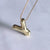 Simple Style Classic Style Letter Copper 18k Gold Plated Pendant Necklace In Bulk