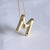 Simple Style Classic Style Letter Copper 18k Gold Plated Pendant Necklace In Bulk